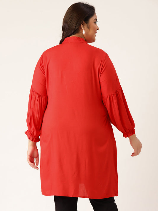 Plus Size Longline Tunic