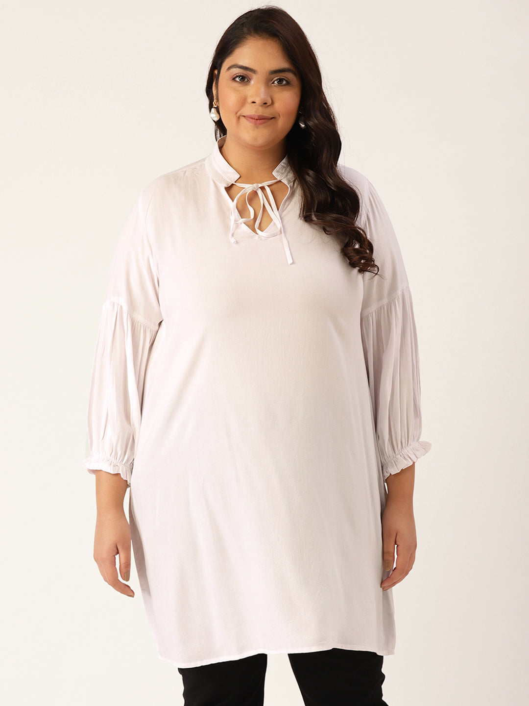 Plus Size Longline Tunic