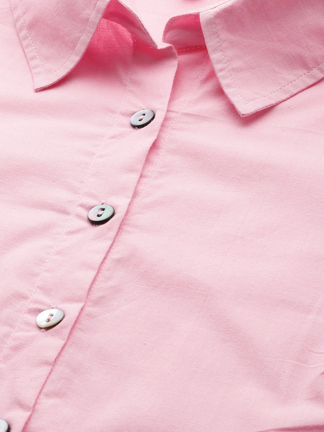 Plus Size Shirt Collar Dress