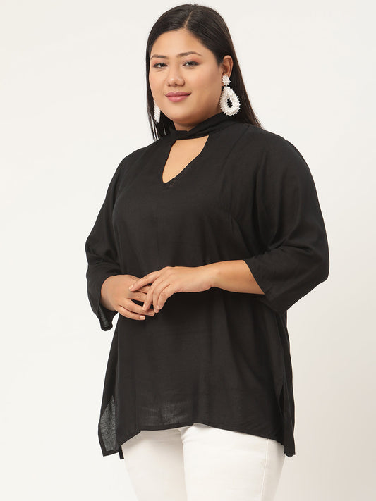 Stylish Plus Size Women Casual Top