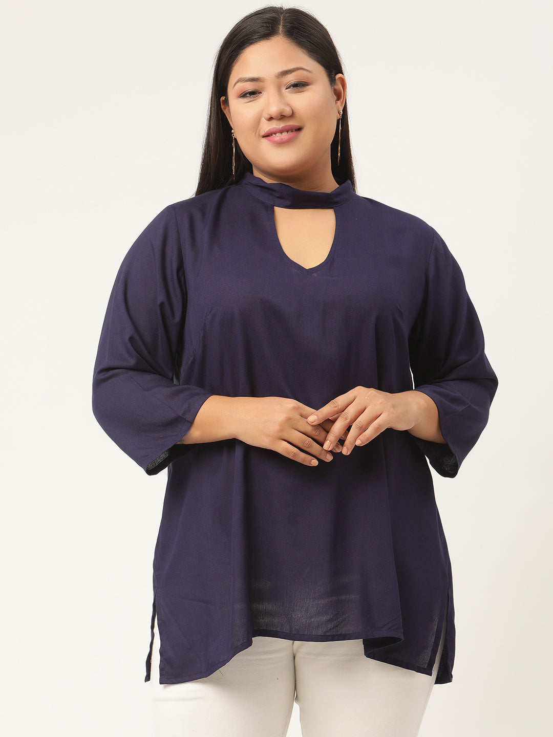 Stylish Plus Size Women Casual Top