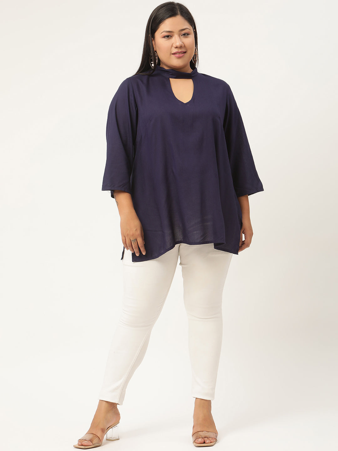 Stylish Plus Size Women Casual Top