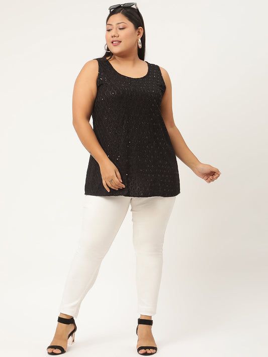 Stylish Plus Size Women Casual Top