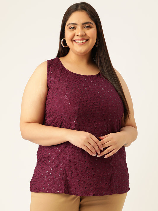 Stylish Plus Size Women Casual Top