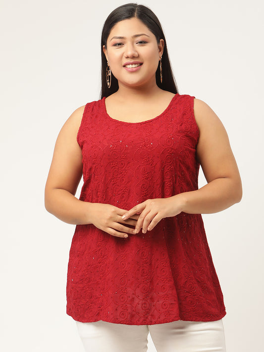 Stylish Plus Size Women Casual Top