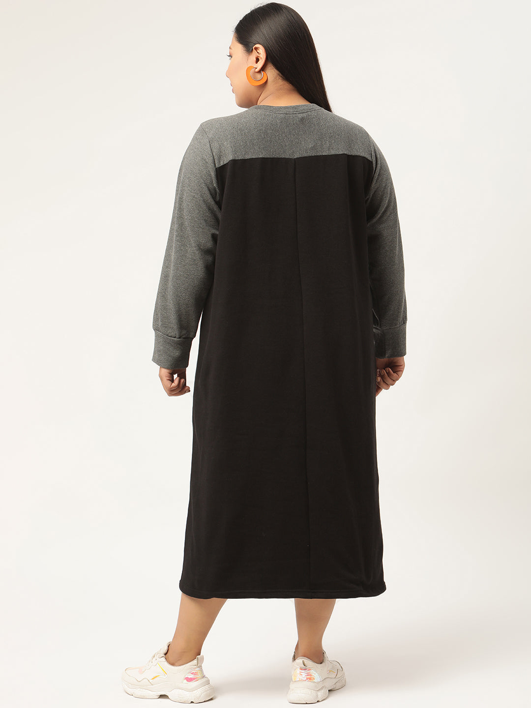 Line & Form Midi Fleece Dress