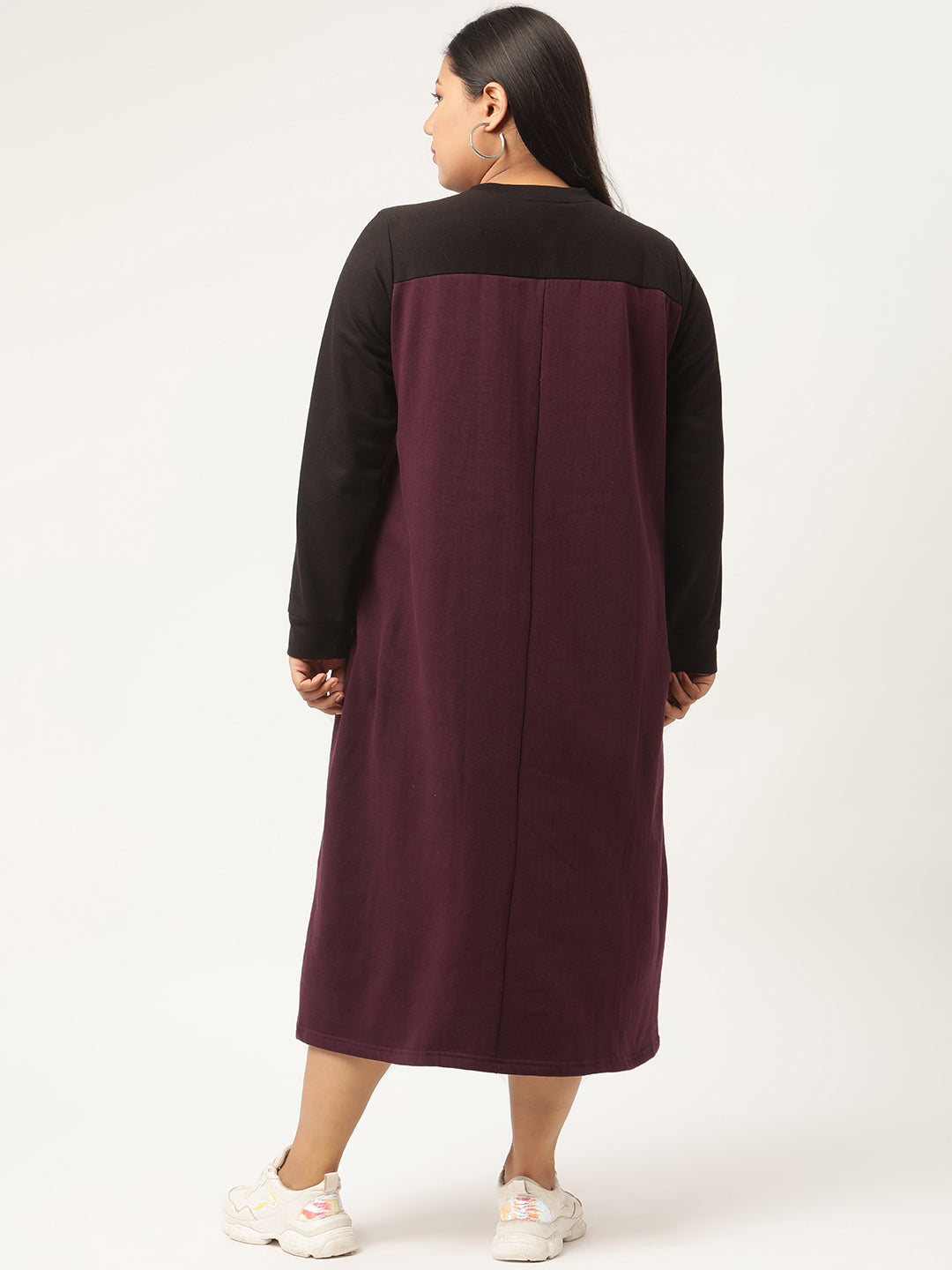Line & Form Midi Fleece Dress