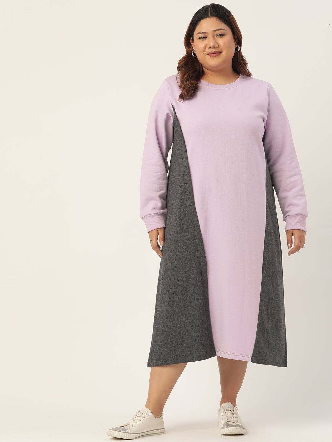 Line & Form Midi Fleece Dress
