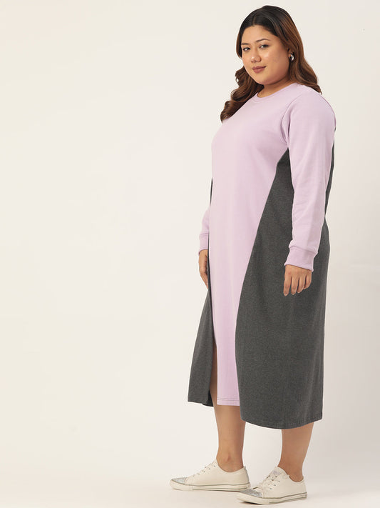 Line & Form Midi Fleece Dress