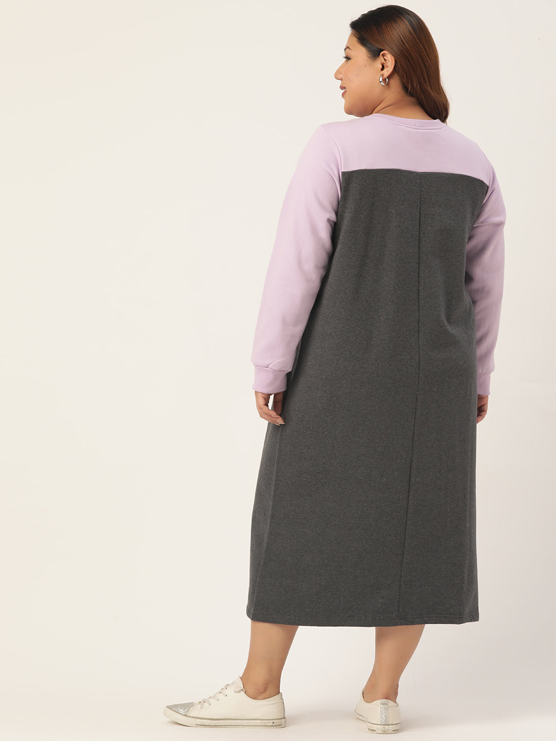 Line & Form Midi Fleece Dress