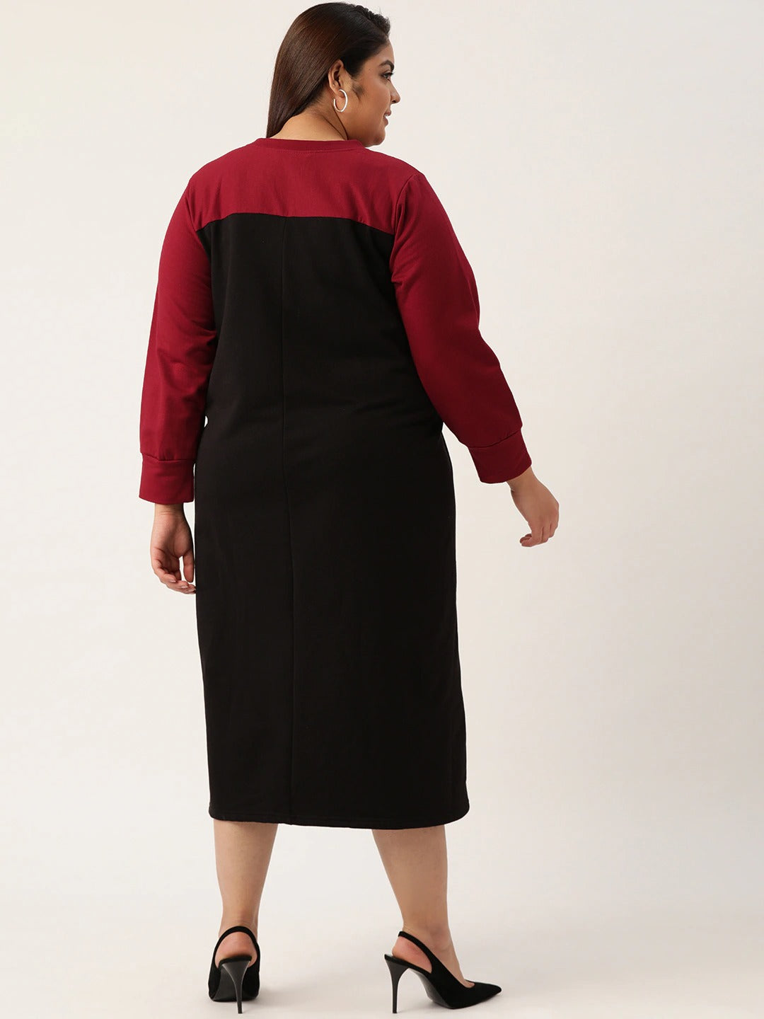 Line & Form Midi Fleece Dress