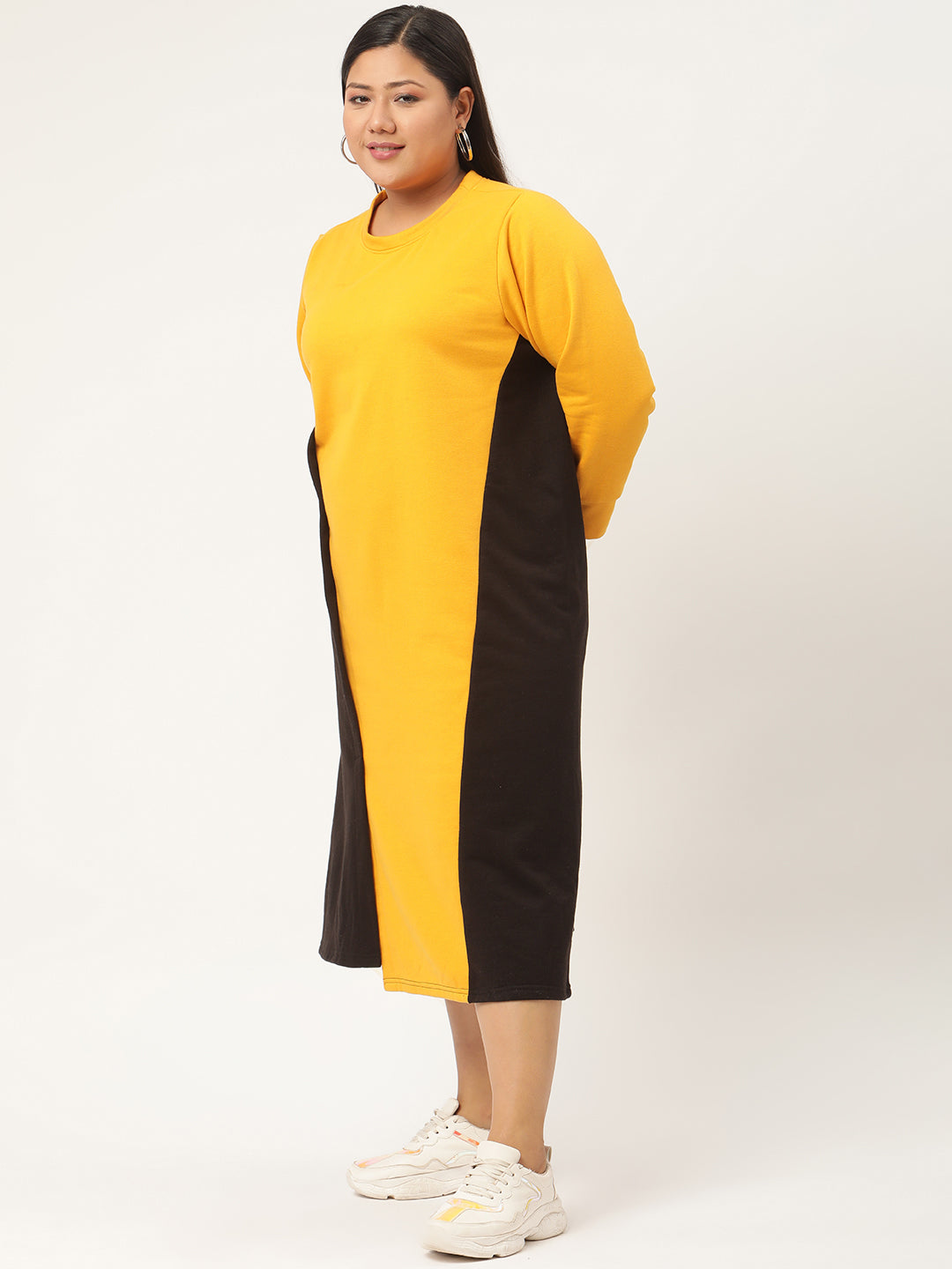 Line & Form Midi Fleece Dress