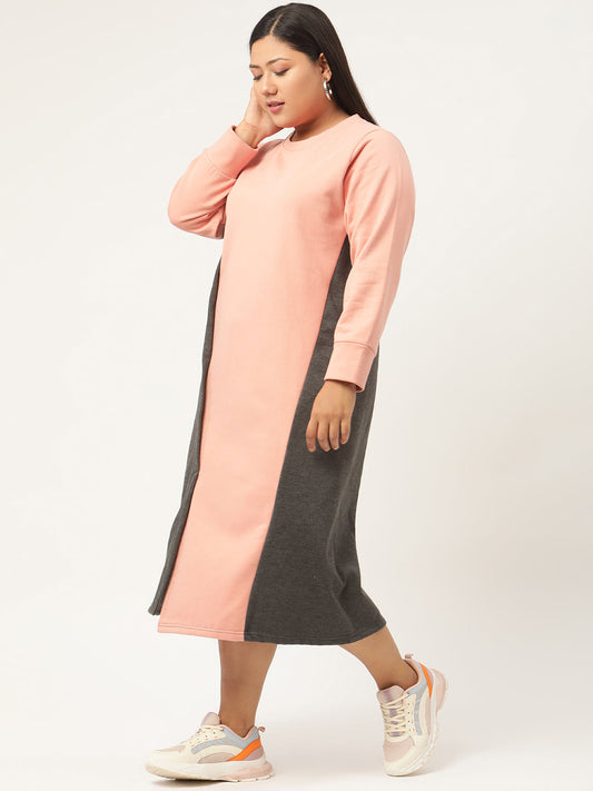 Line & Form Midi Fleece Dress