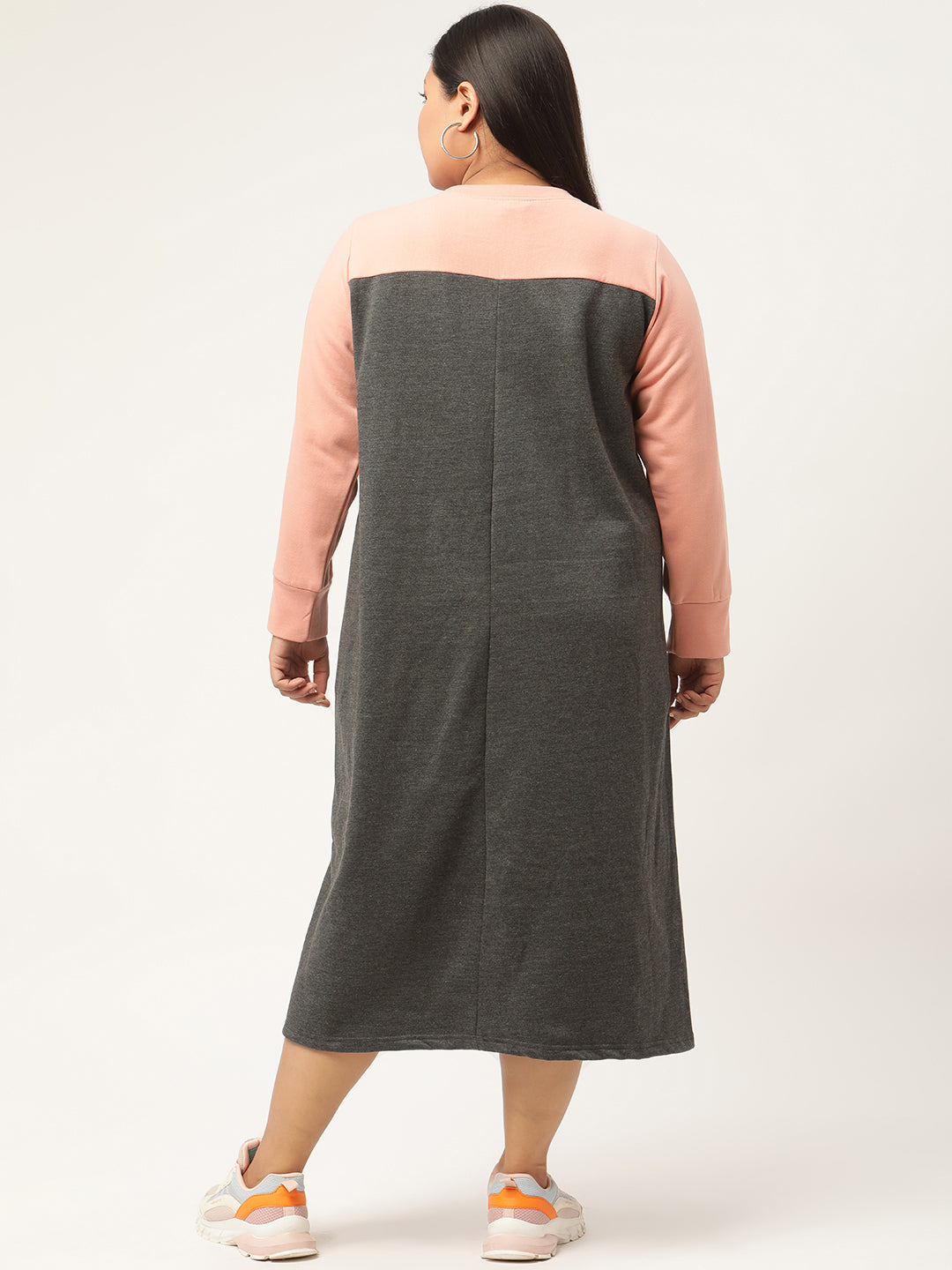 Line & Form Midi Fleece Dress