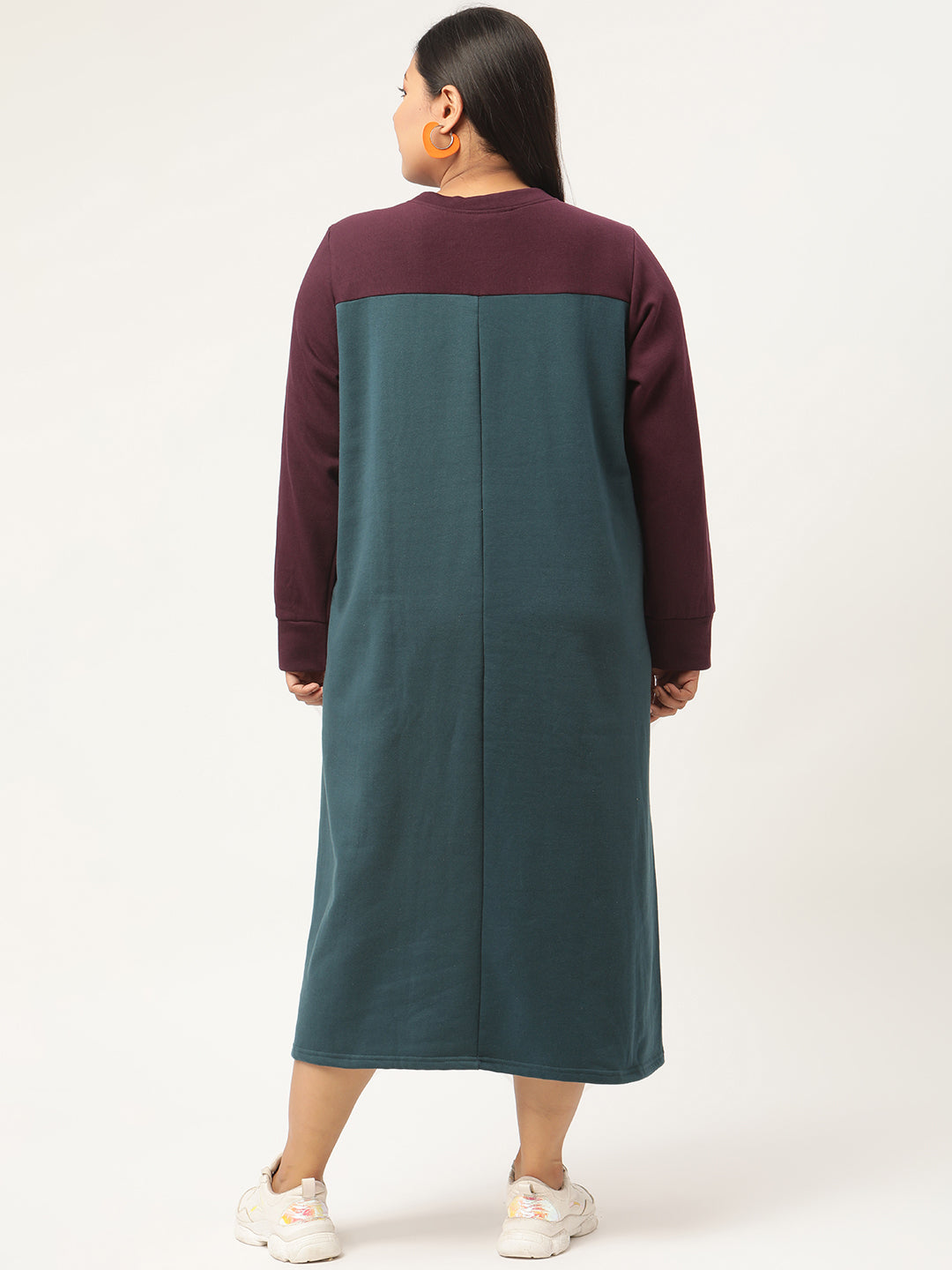 Line & Form Midi Fleece Dress