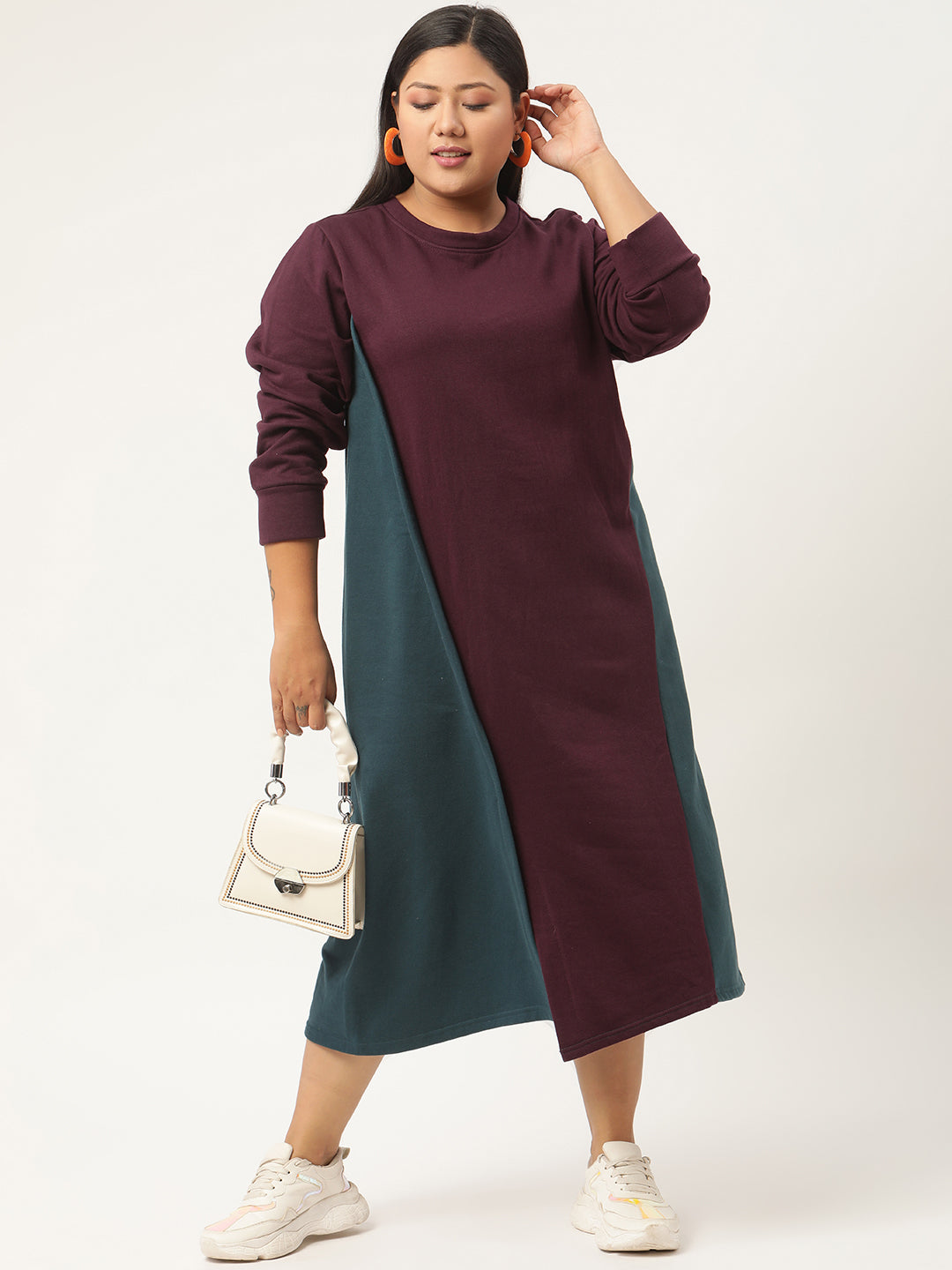 Line & Form Midi Fleece Dress