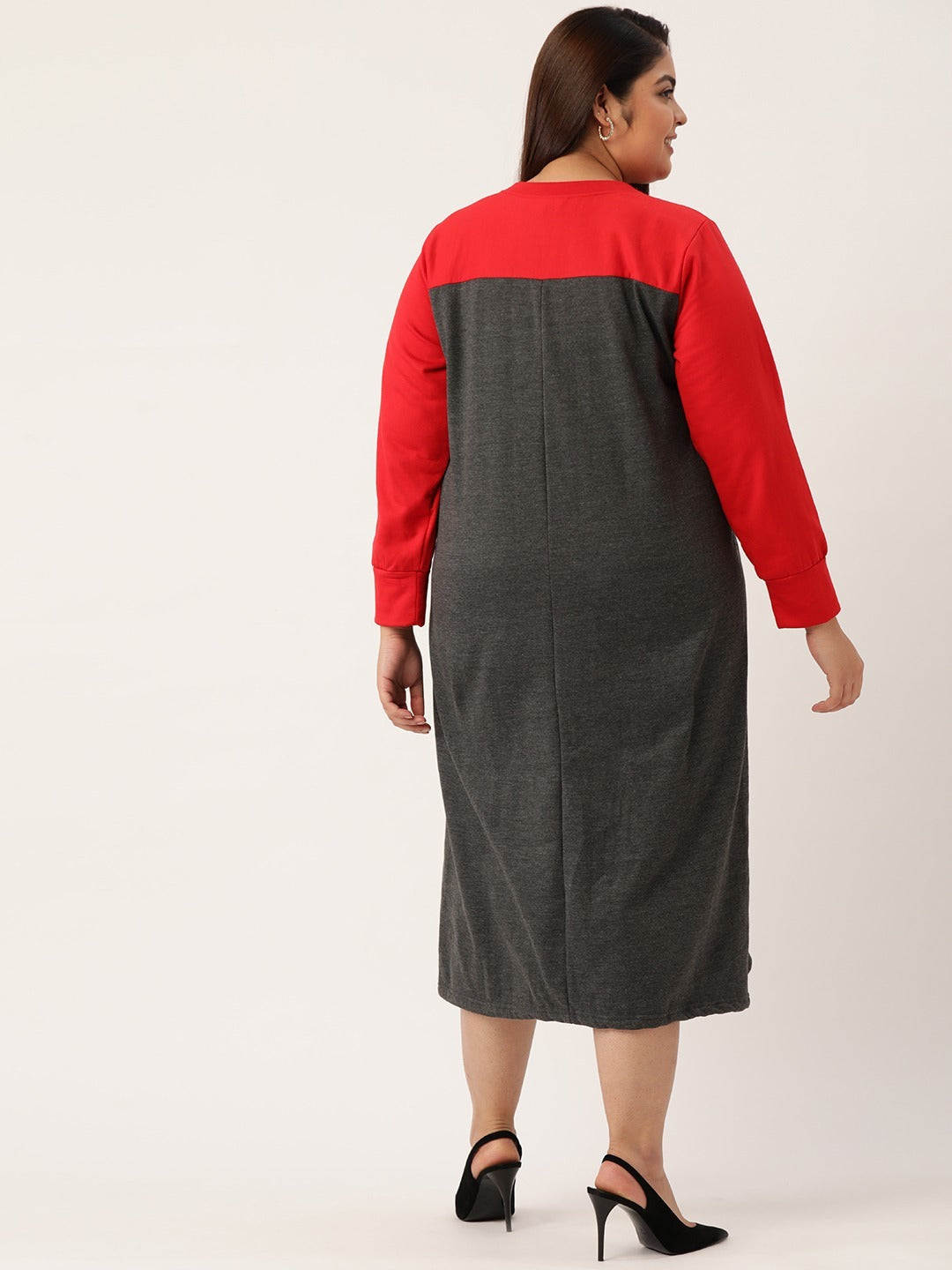Line & Form Midi Fleece Dress