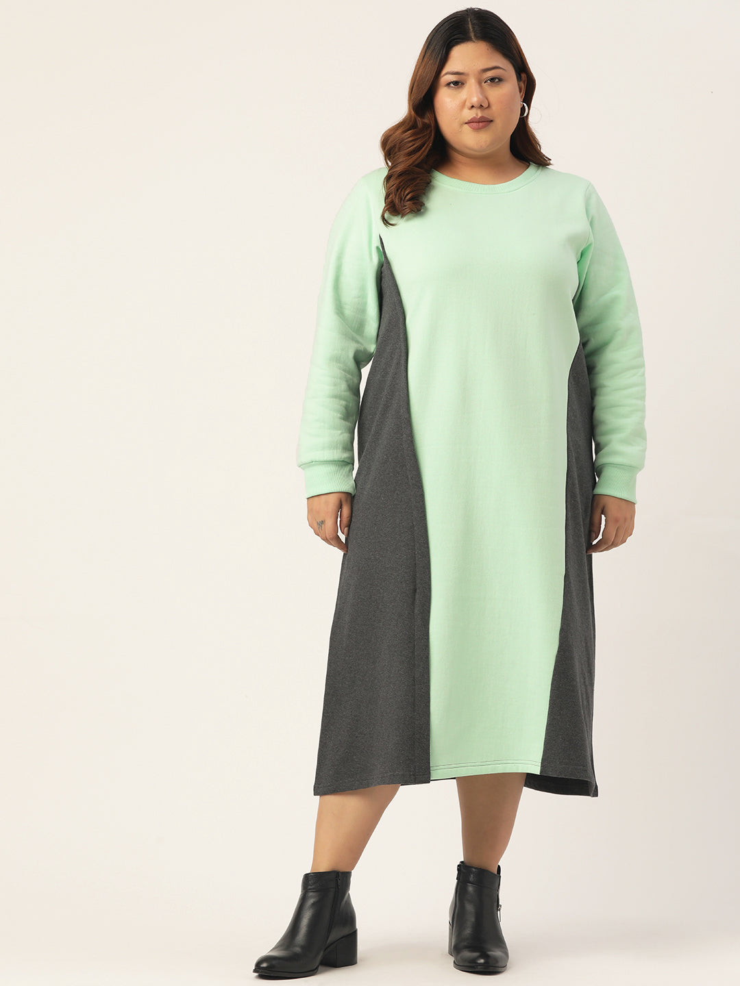 Line & Form Midi Fleece Dress