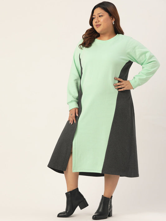 Line & Form Midi Fleece Dress