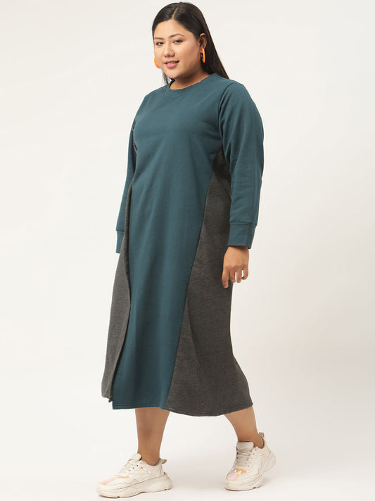 Line & Form Midi Fleece Dress