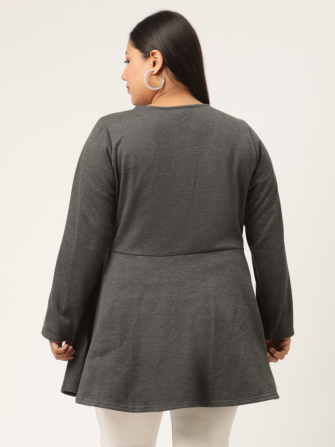 Wrap Intent Fleece Tunic