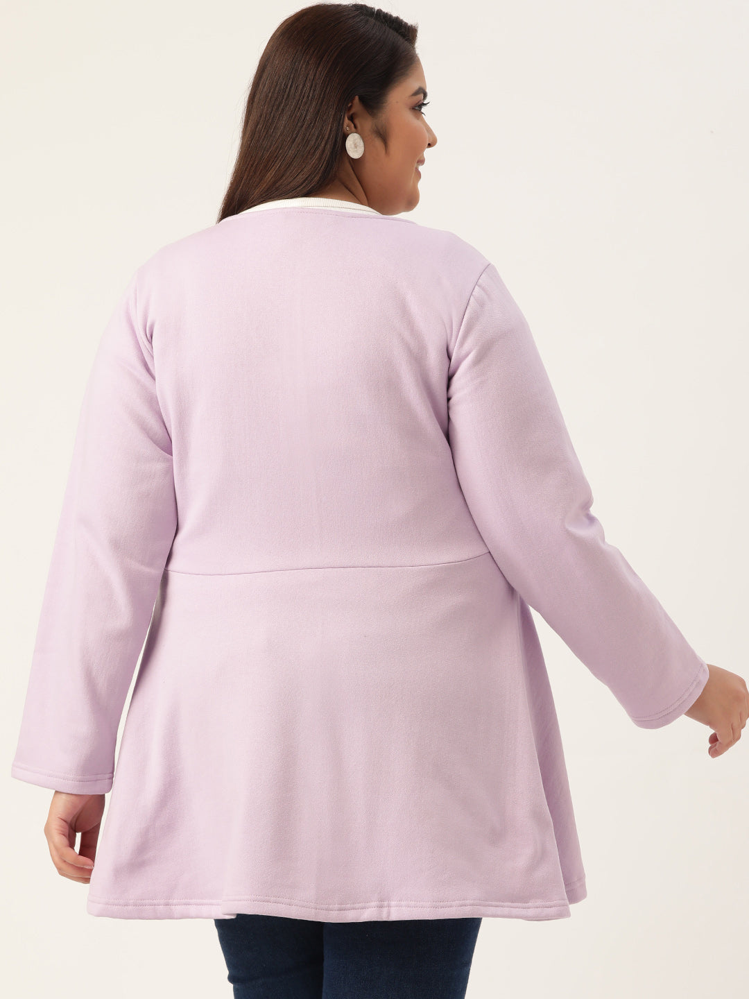 Wrap Intent Fleece Tunic