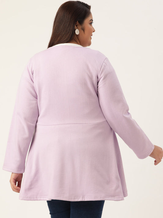 Wrap Intent Fleece Tunic
