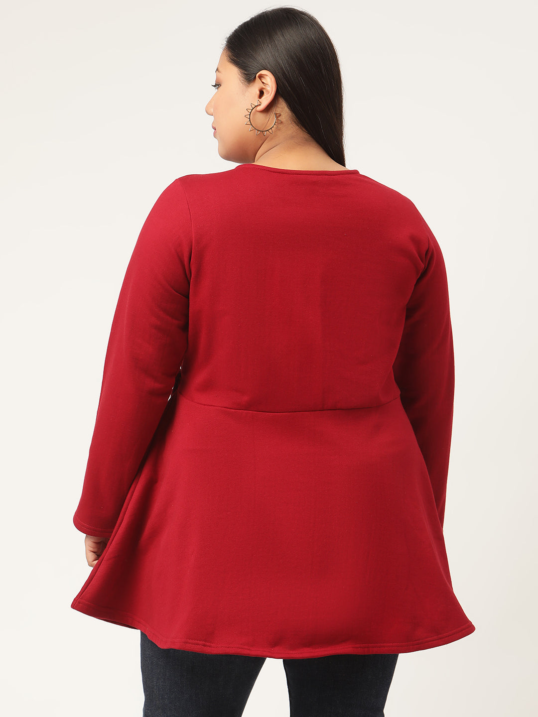 Wrap Intent Fleece Tunic