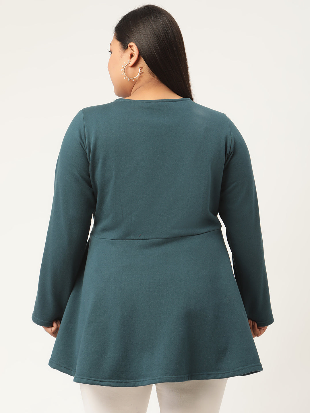 Wrap Intent Fleece Tunic