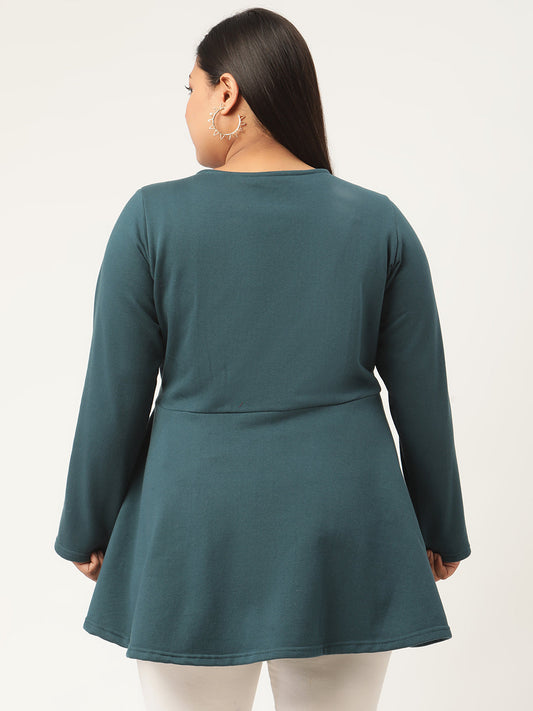 Wrap Intent Fleece Tunic