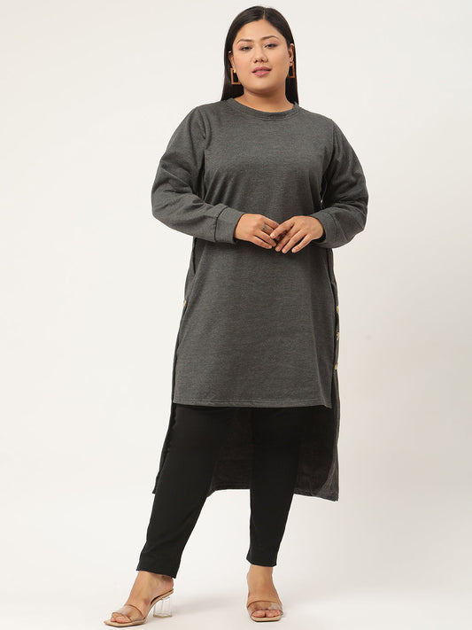 Side Note Fleece Tunic
