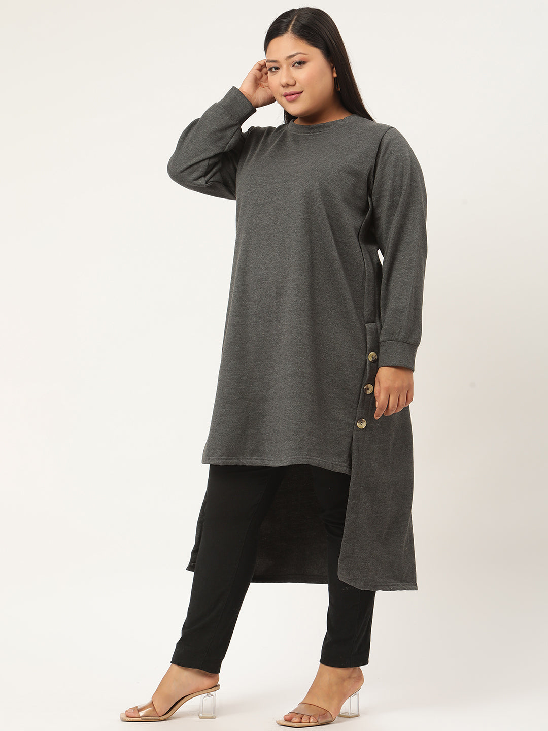 Side Note Fleece Tunic