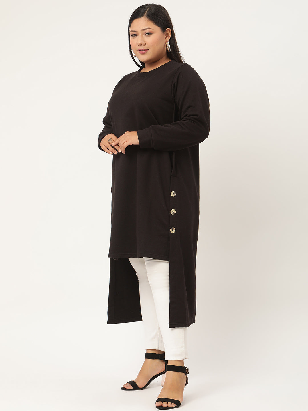Side Note Fleece Tunic