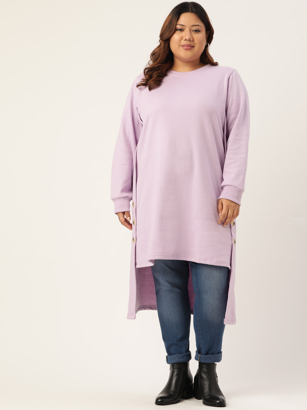 Side Note Fleece Tunic