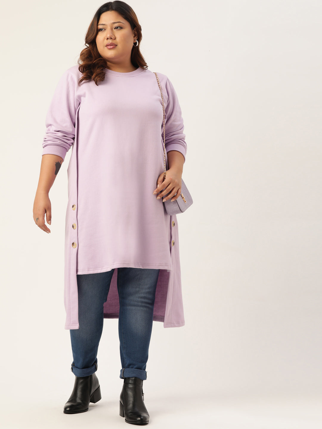 Side Note Fleece Tunic
