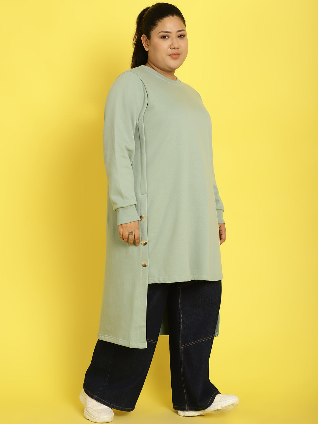 Side Note Fleece Tunic