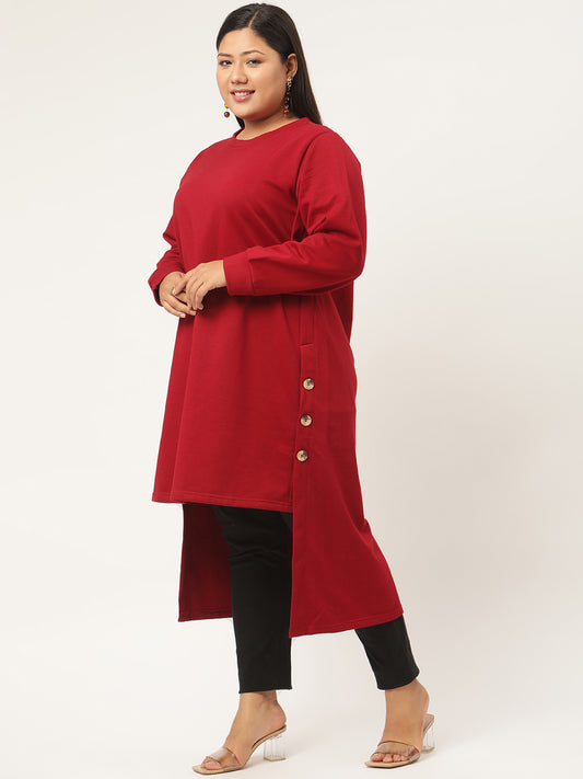 Side Note Fleece Tunic