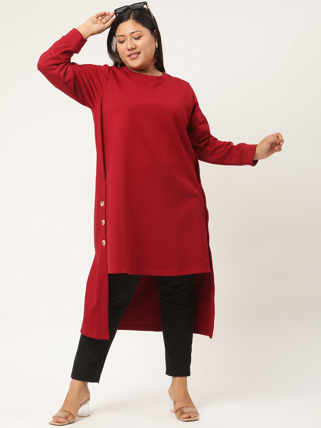 Side Note Fleece Tunic