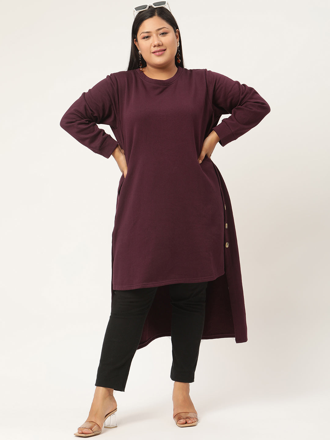 Side Note Fleece Tunic