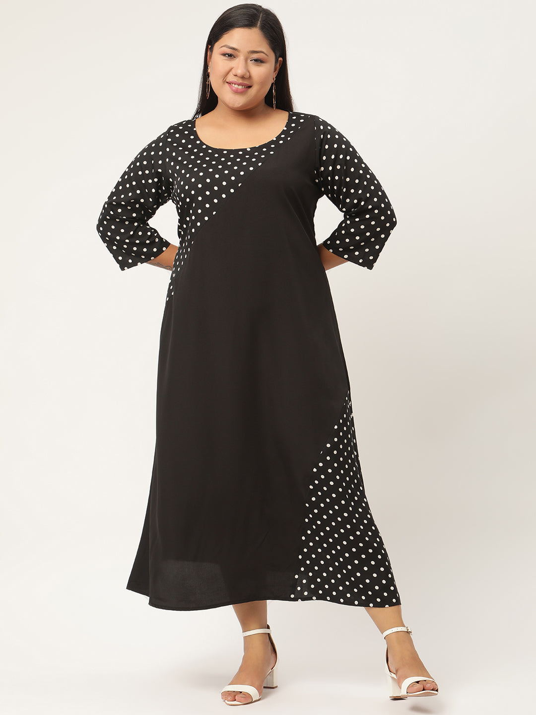 Trendy Plus Size Women’s Western Dress