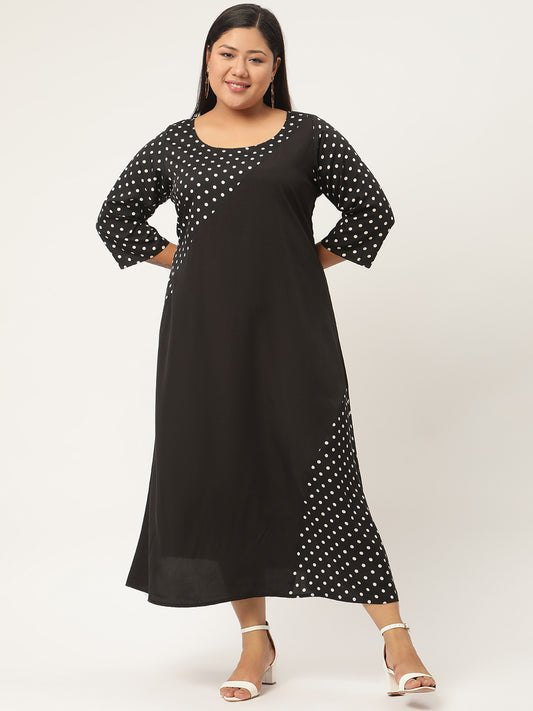 Trendy Plus Size Women’s Western Dress