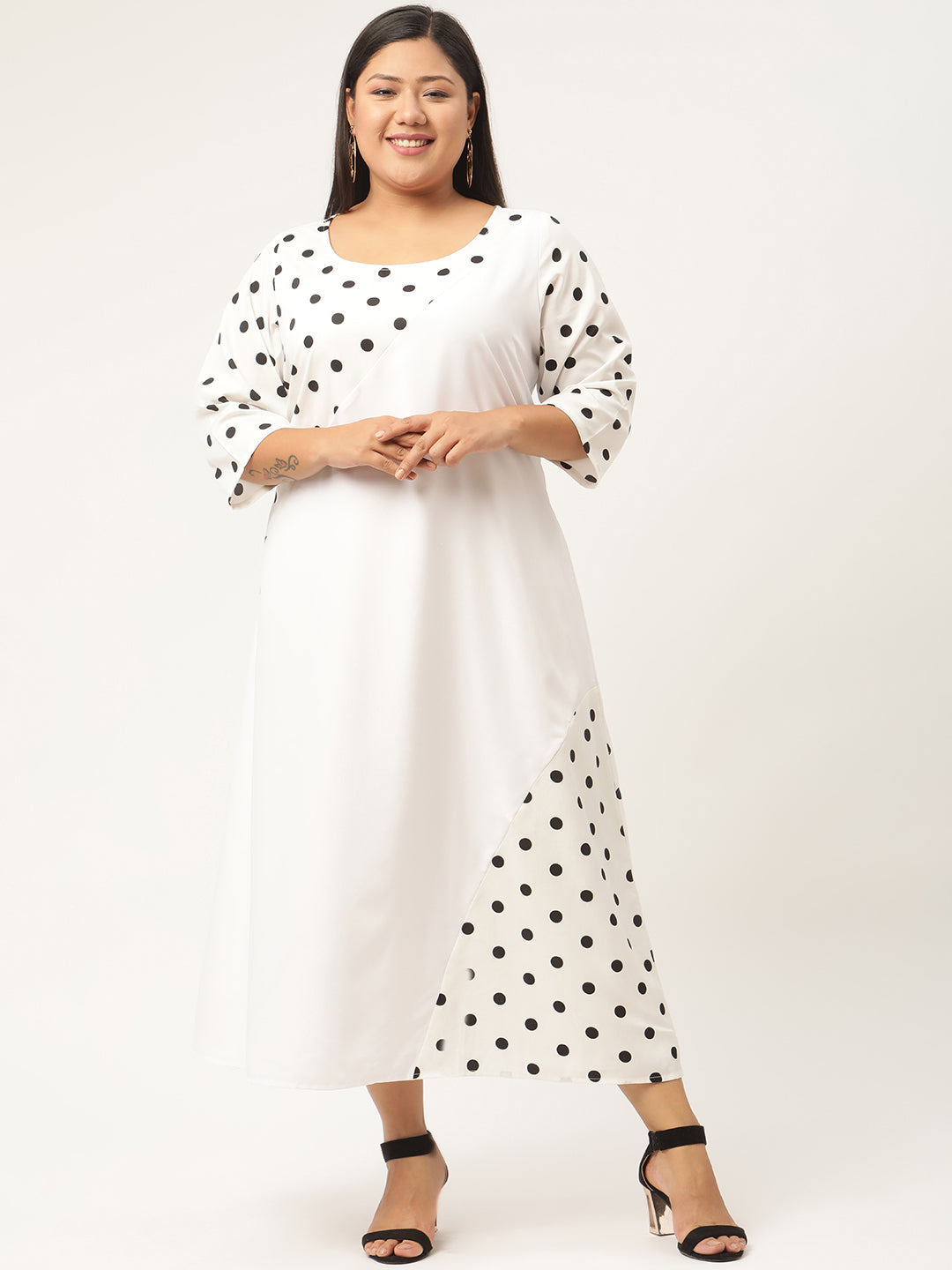 Trendy Plus Size Women’s Western Dress
