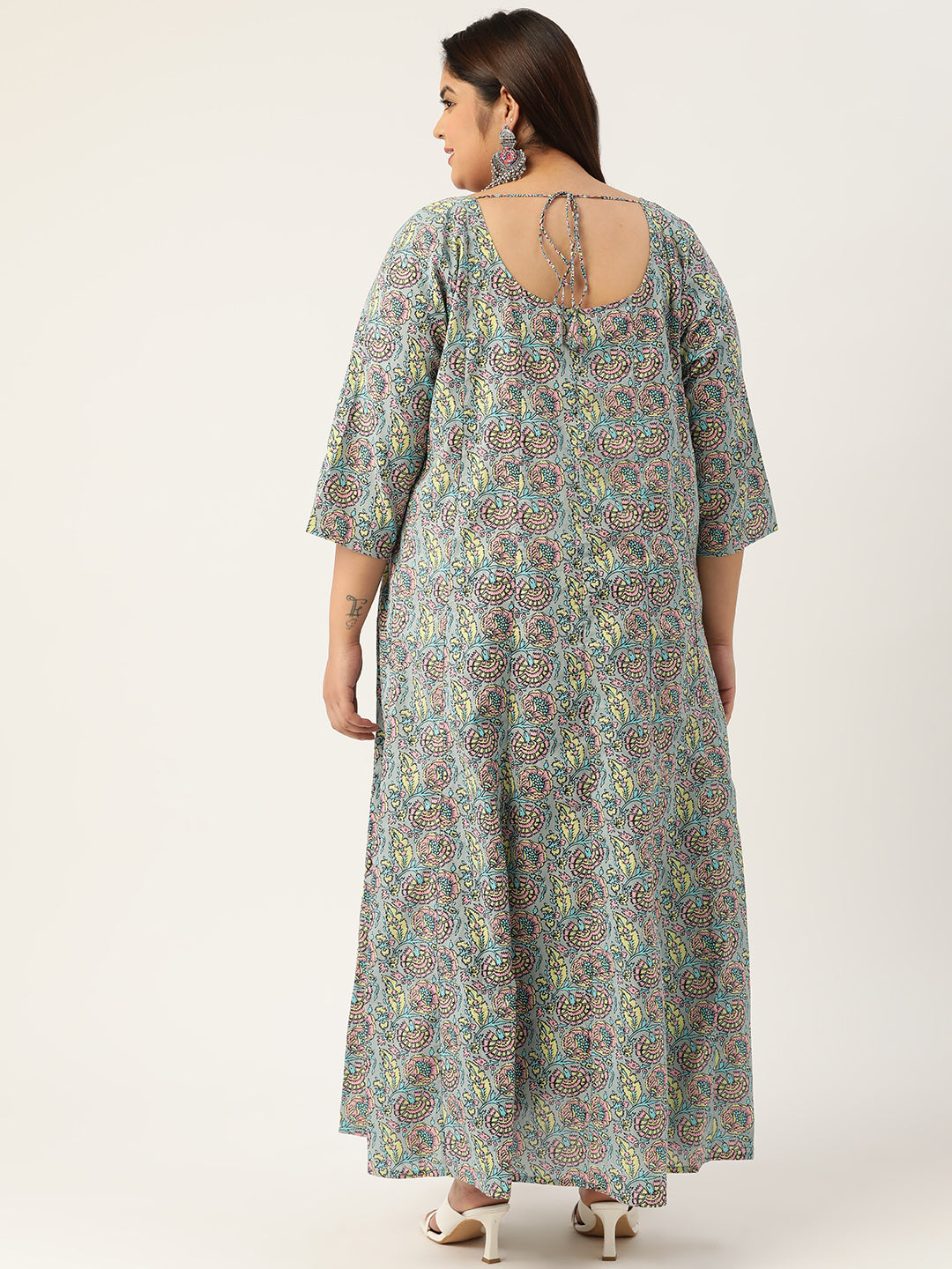 Plus Size Cotton Maxi Dress