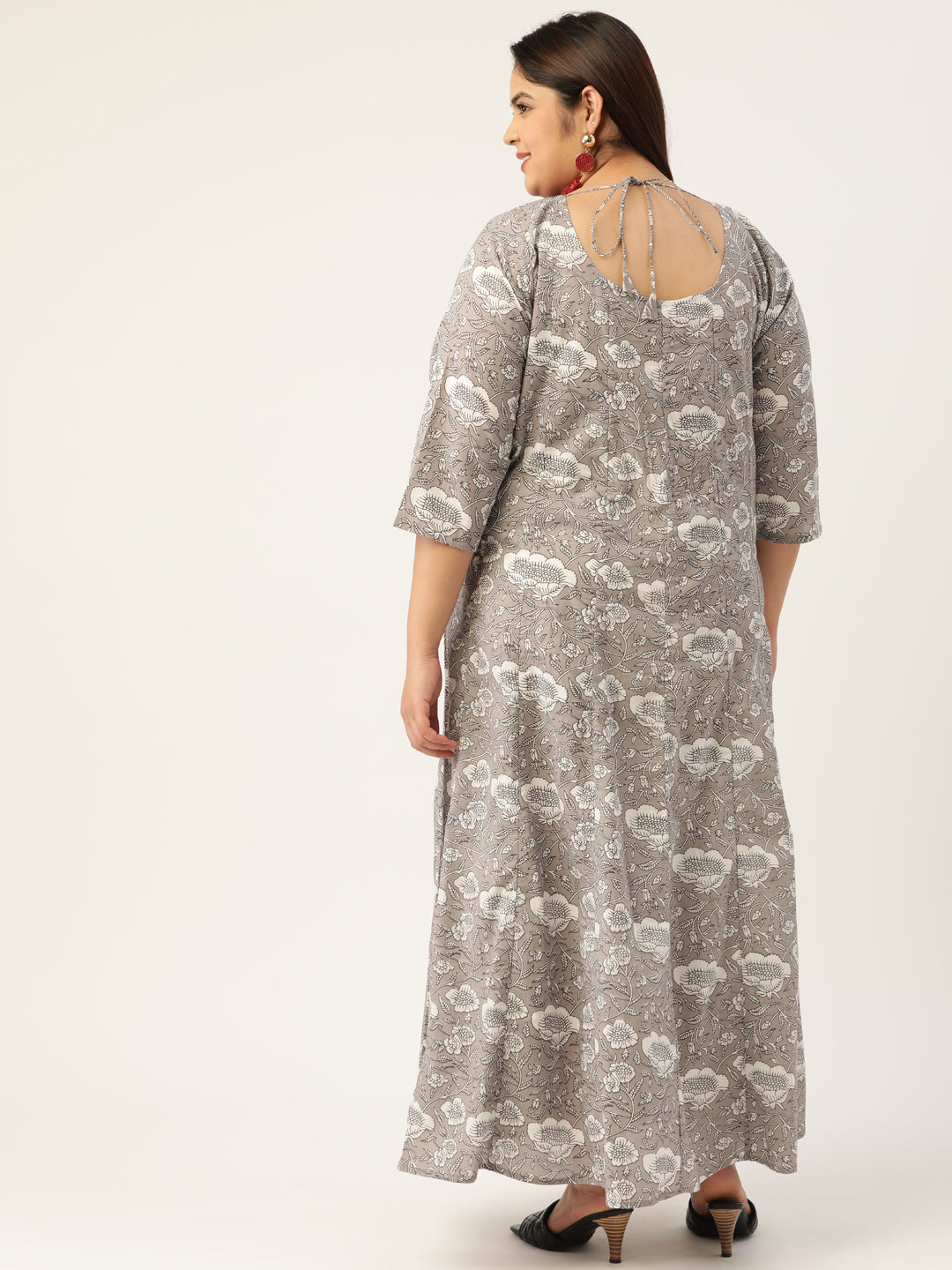 Plus Size Cotton Maxi Dress