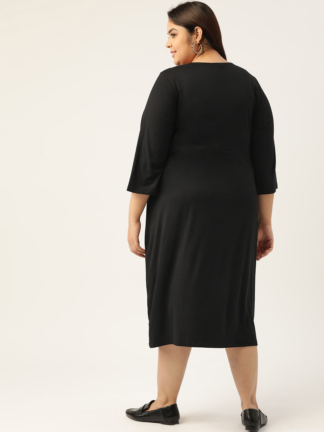 Plus Size knitted Midi Dress