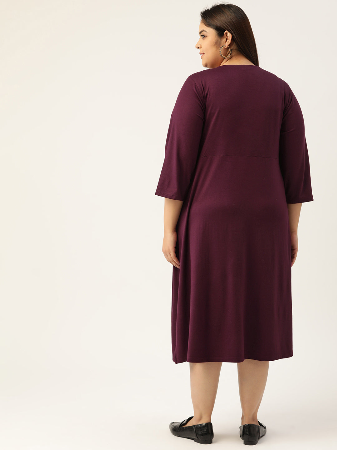 Plus Size knitted Midi Dress