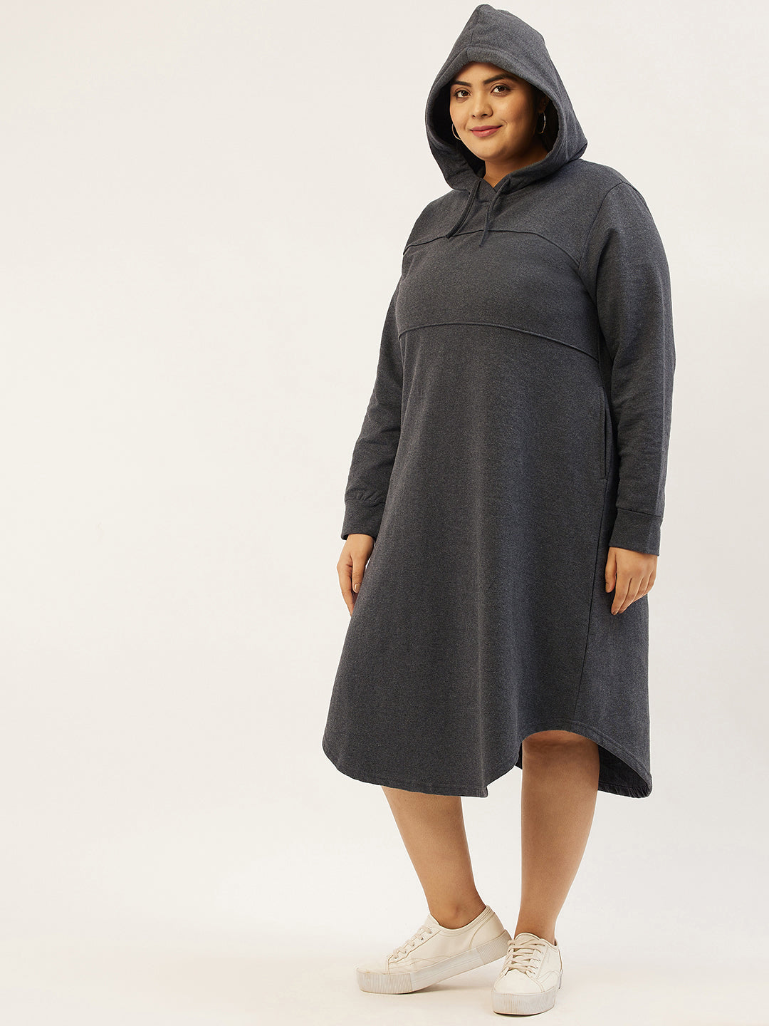 Everday Ease Hoodie Fleece Dress