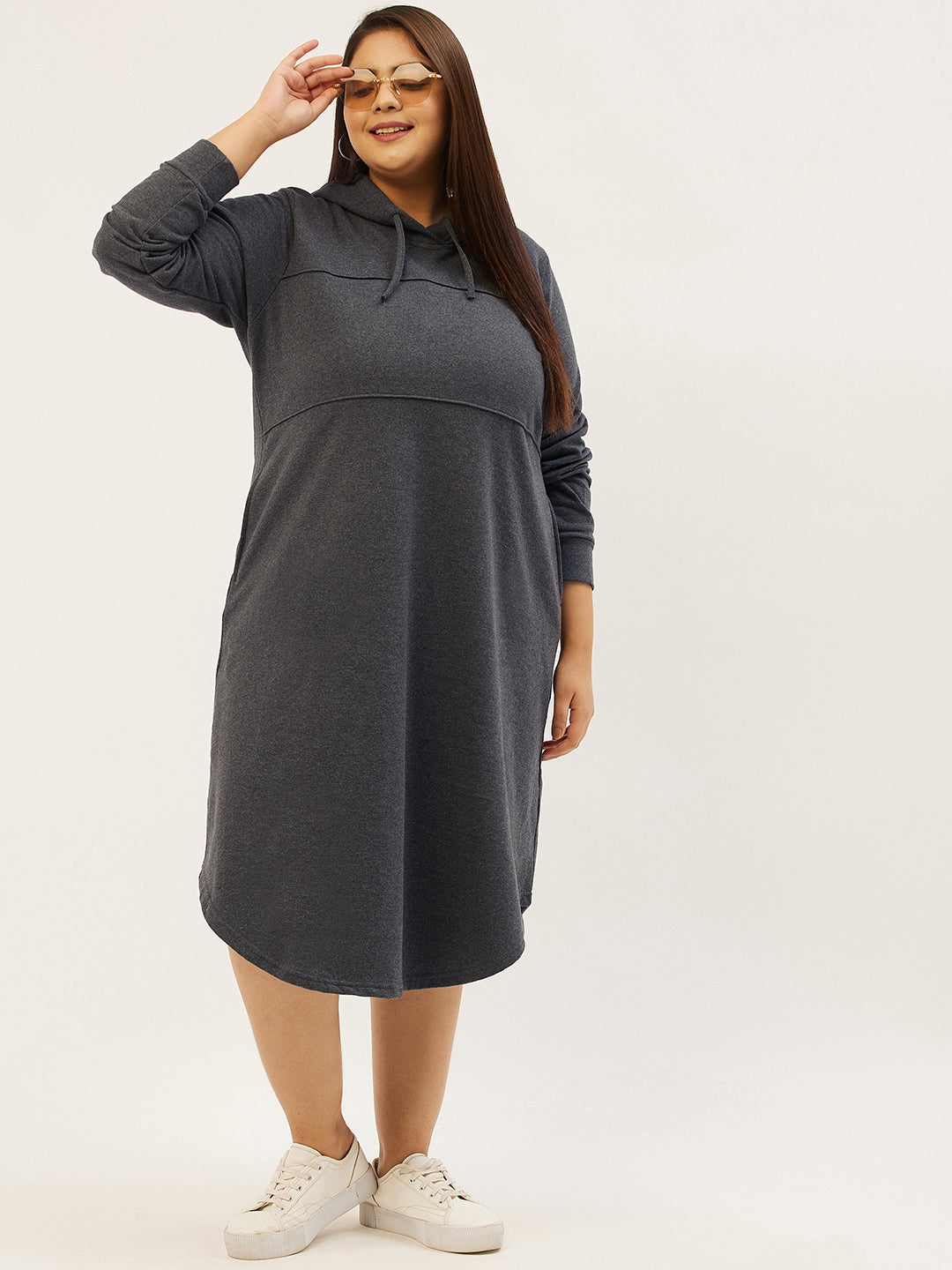 Everday Ease Hoodie Fleece Dress
