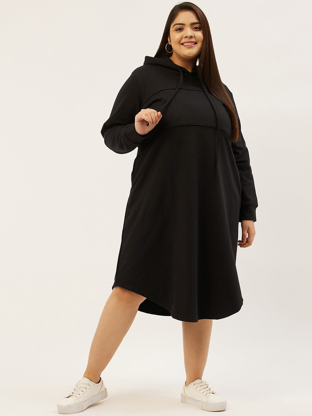 Everday Ease Hoodie Fleece Dress