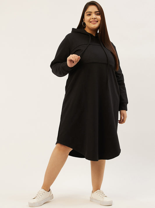 Everday Ease Hoodie Fleece Dress